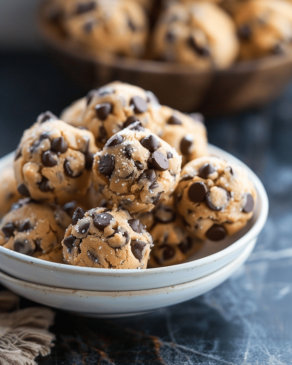Chickpea Cookie Dough Bites