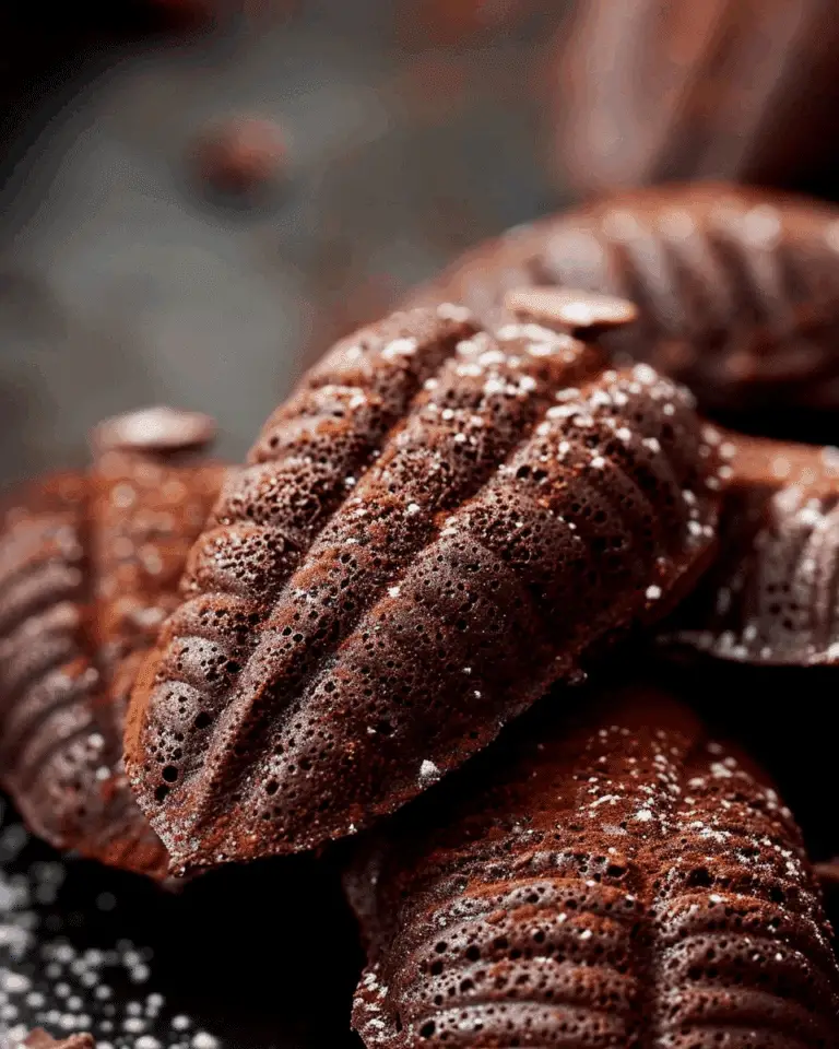 Double Chocolate Madeleines