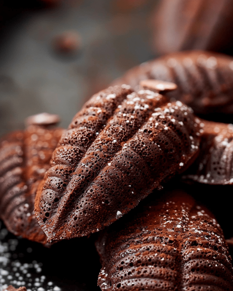 Double Chocolate Madeleines