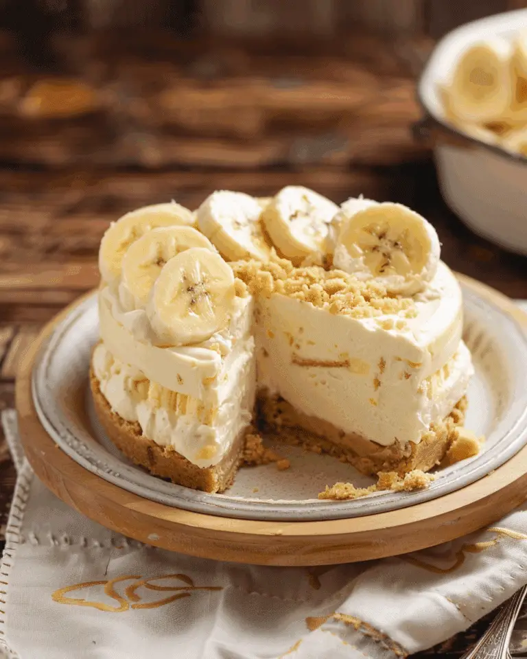 No-Bake Banana Pudding Cheesecake Recipe