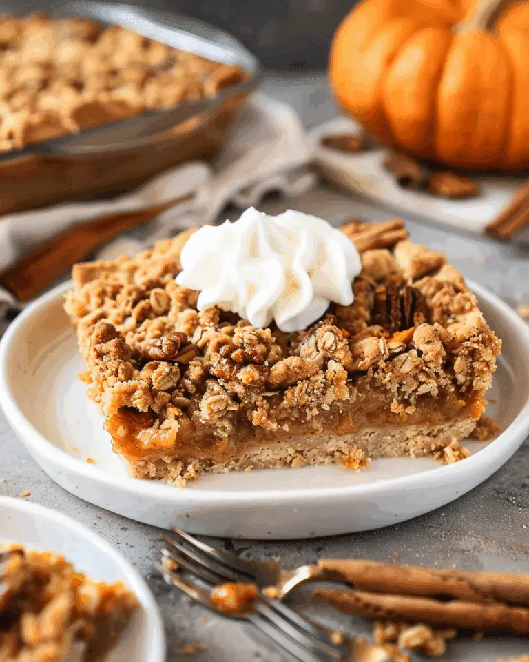 Pumpkin Pie Crumble