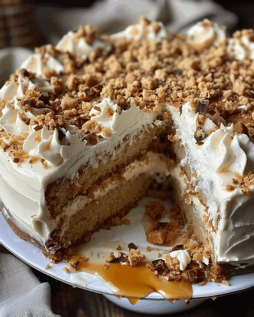 Toffee Butterscotch Cake