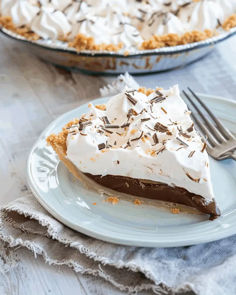 Vegan Chocolate Coconut Cream Pie