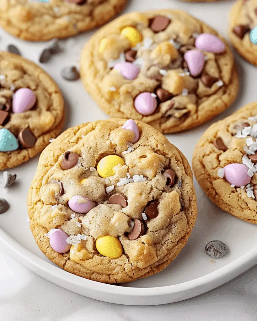 Cadbury Mini Egg Chocolate Chip Cookies
