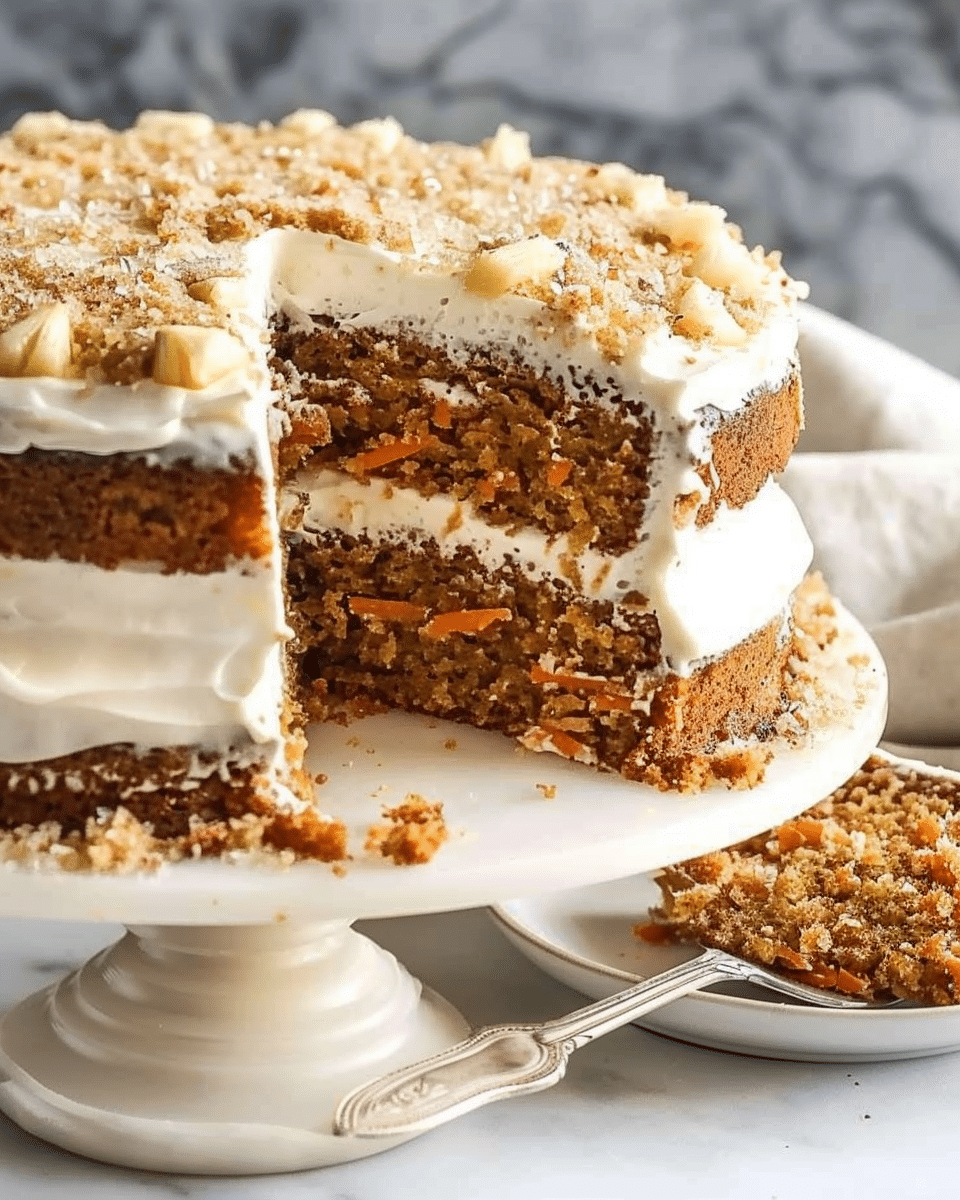 Carrot Cake with Pineapple