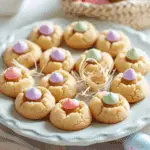 Easter Basket Thumbprint Cookies