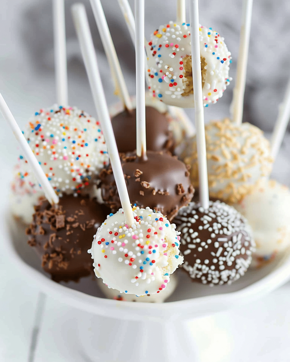 Easy No-Bake Cake Pops Recipe