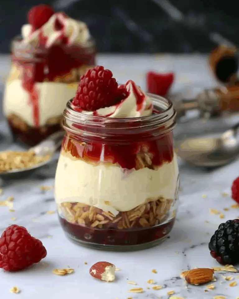 Healthy Cheesecake in a Jar