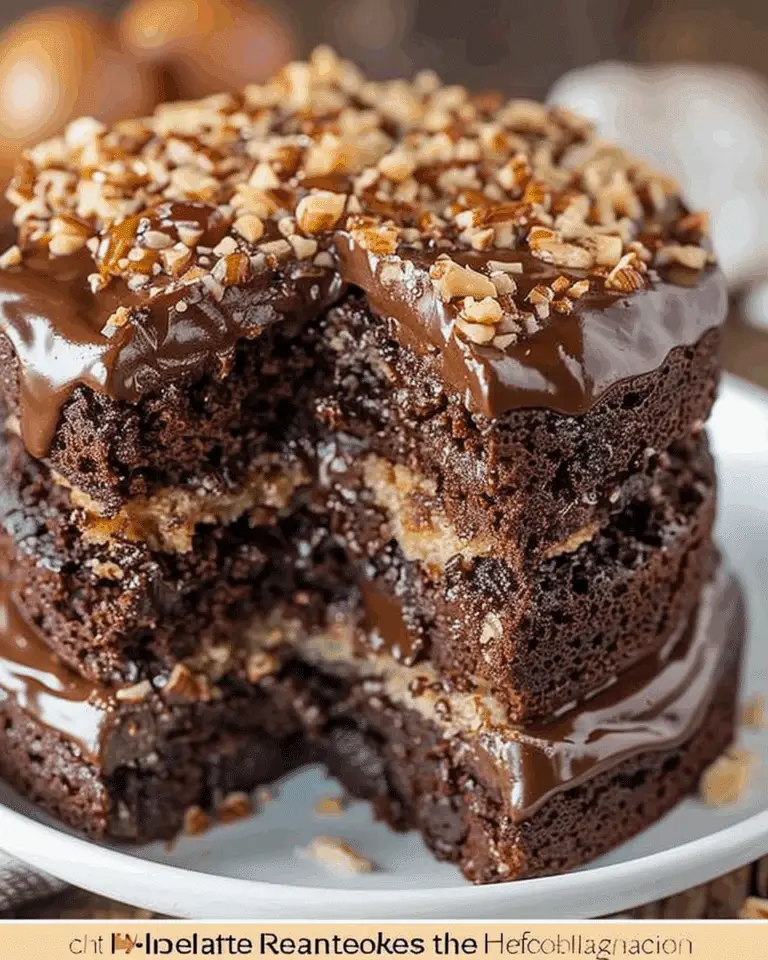 Homemade German Chocolate Cake