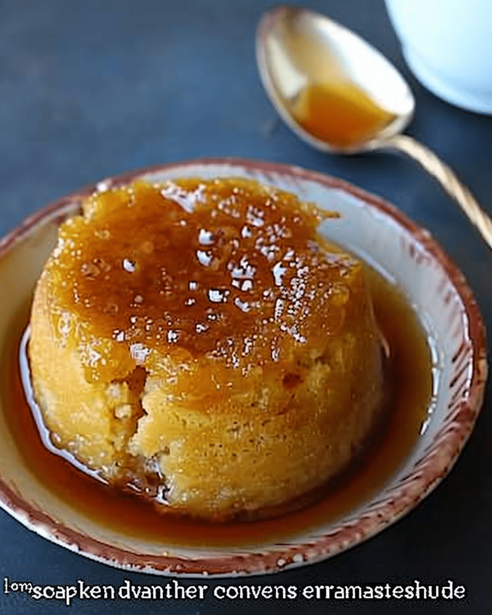 Steamed Golden Syrup Pudding