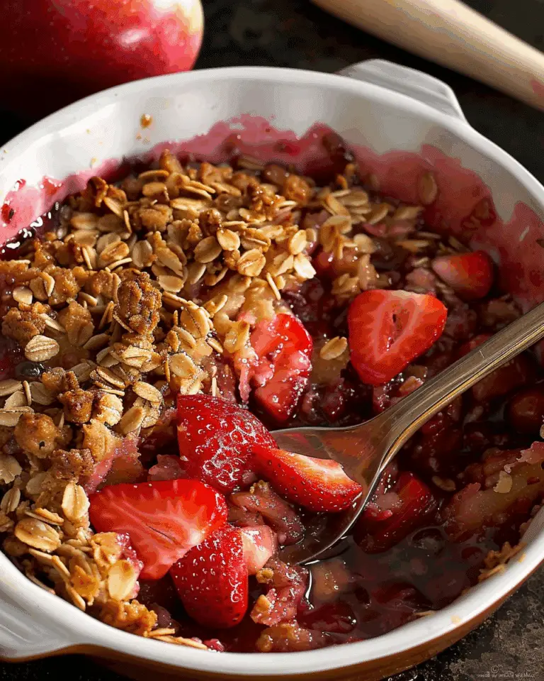 Strawberry Apple Crisp