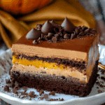 Chocolate Pumpkin Mousse Cake