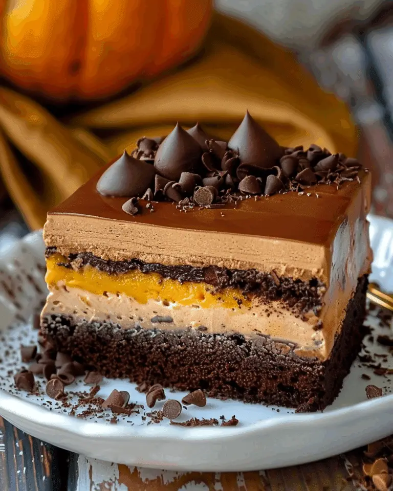 Chocolate Pumpkin Mousse Cake