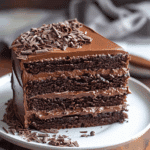 Irish Cream Chocolate Fudge Cake