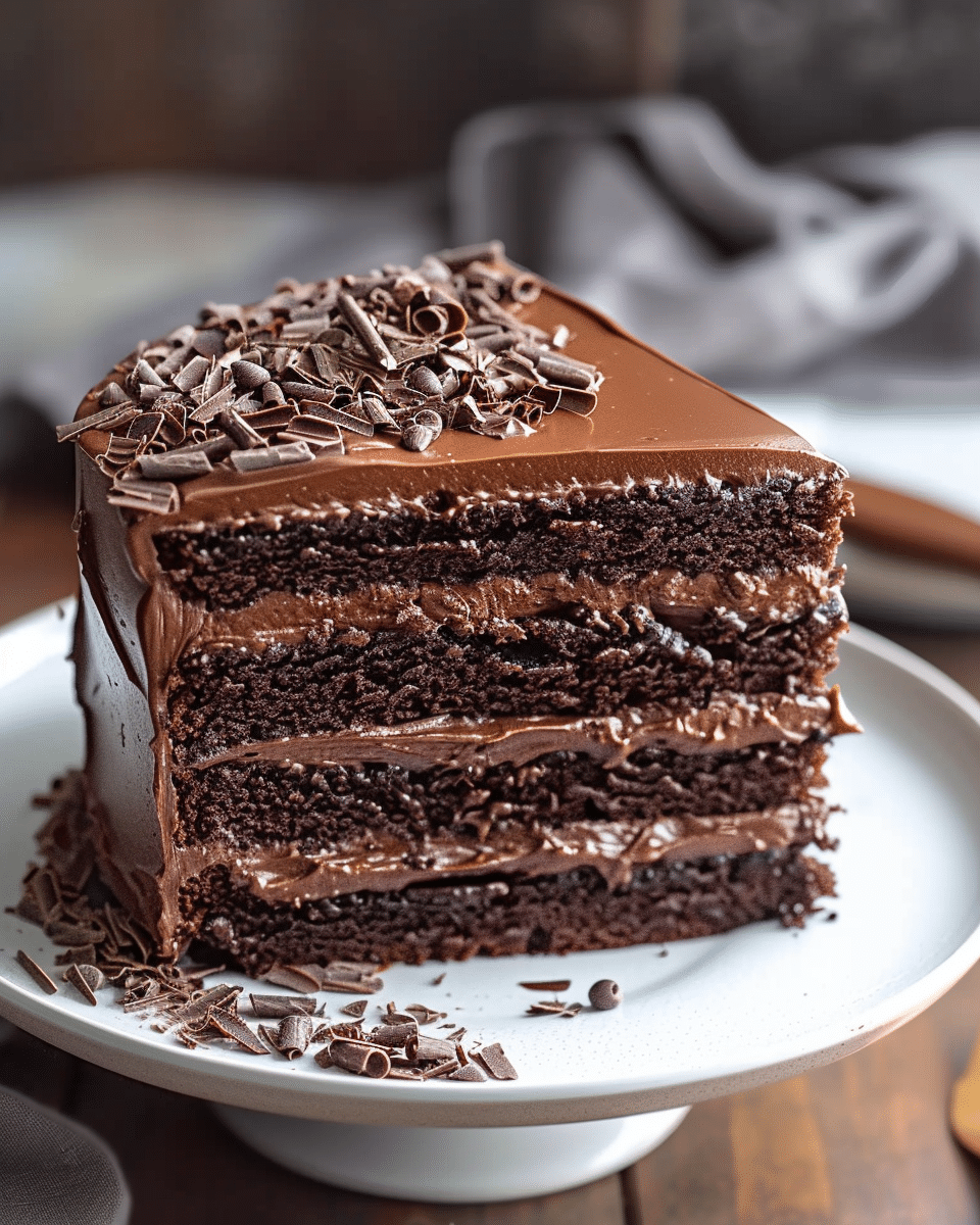 Irish Cream Chocolate Fudge Cake