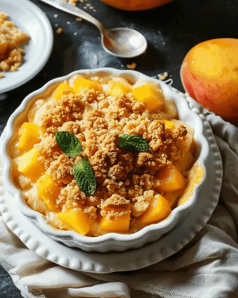 Mango Crumble