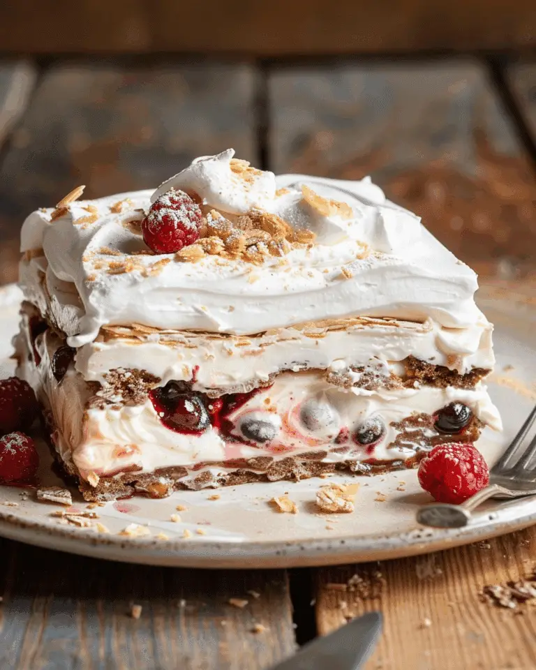 No-Bake Berry Icebox Cake
