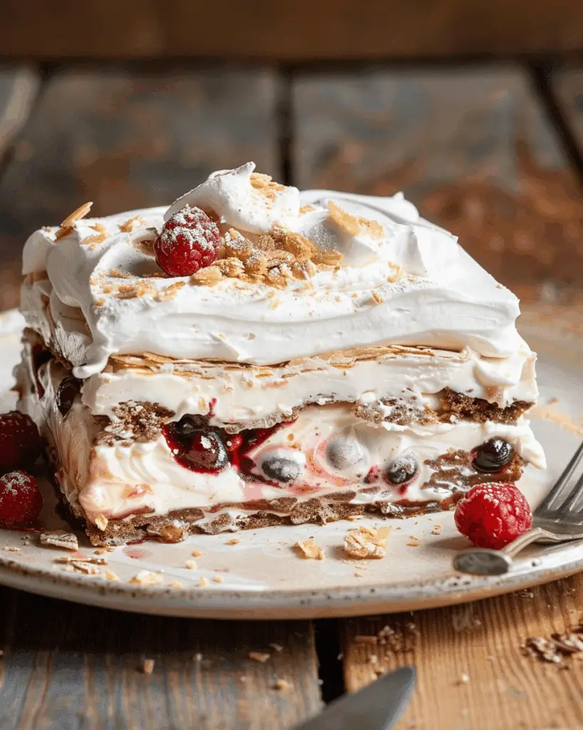 No-Bake Berry Icebox Cake