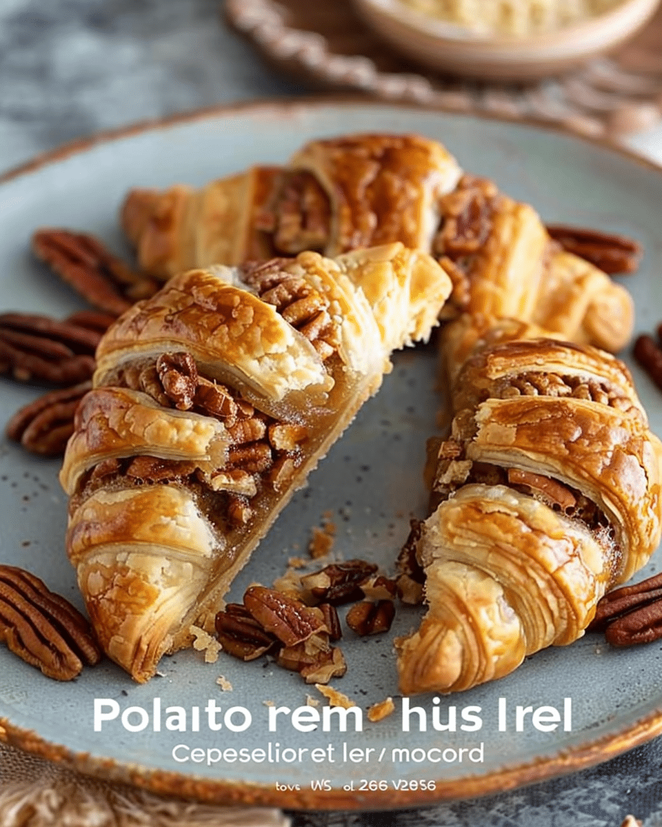 Pecan Pie Crescents