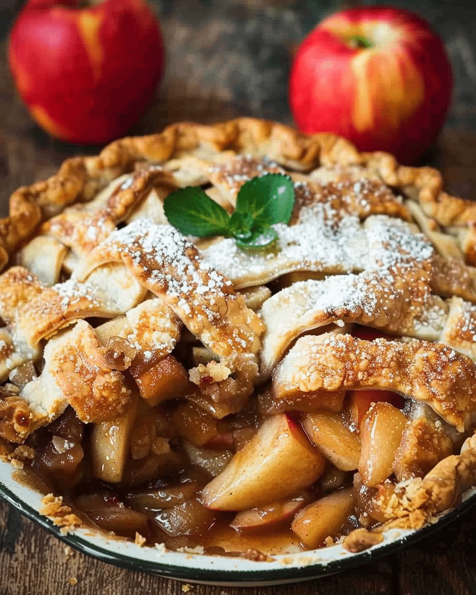 Slow Cooker Apple Pie