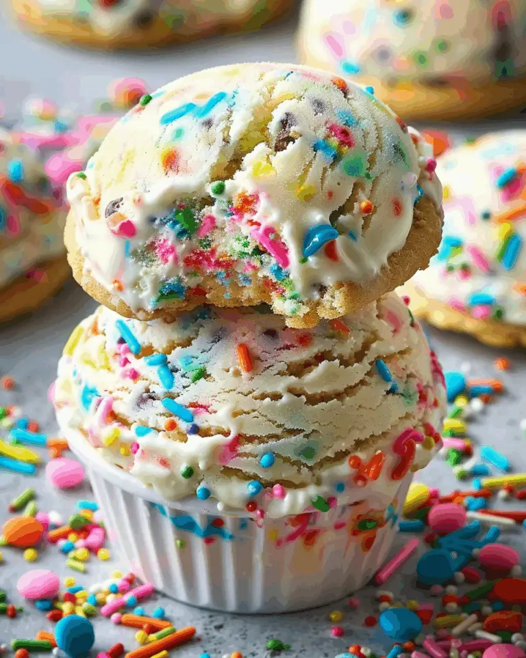 Funfetti Cookie & Birthday Cake Ice Cream