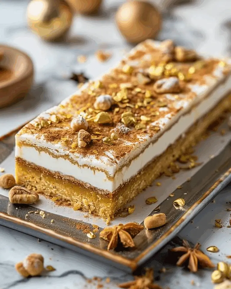 No-Bake Spiced Gold Biscuit Bars