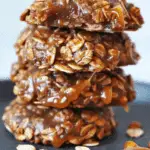 No Bake Cookies With Old Fashioned Oats And Caramel