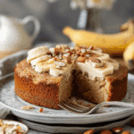 Banana & Ginger Almond Cake