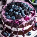 Blueberry Chocolate Cake