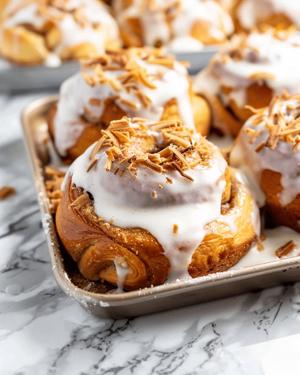 Carrot Cake Cinnamon Rolls