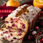 Orange Glazed Cranberry Bread