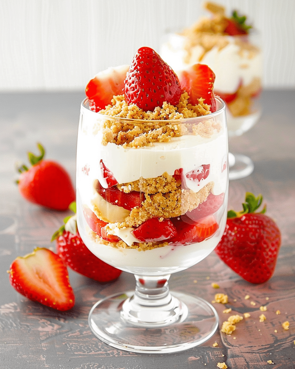 Strawberry Cheesecake Parfaits