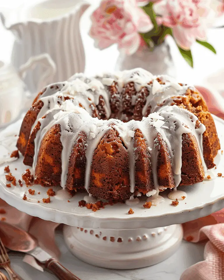 Carrot Cinnamon Bundt Cake