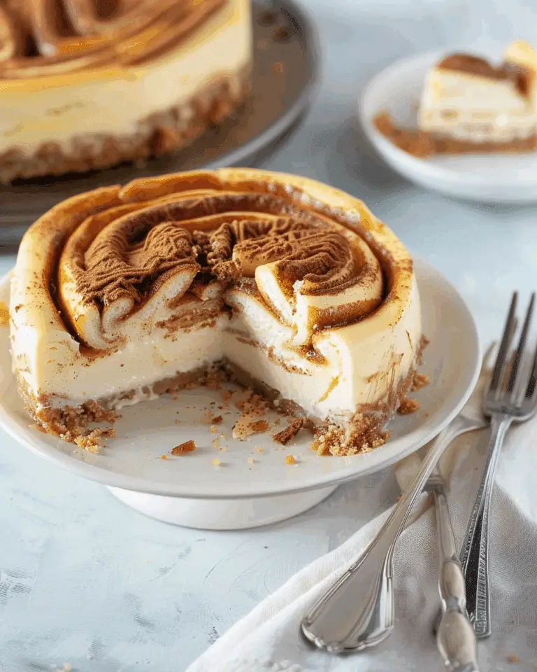 Cinnamon Roll Cheesecake
