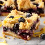Lemon Blueberry Crumb Bars