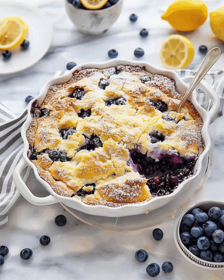 Lemon Blueberry Dump Cake