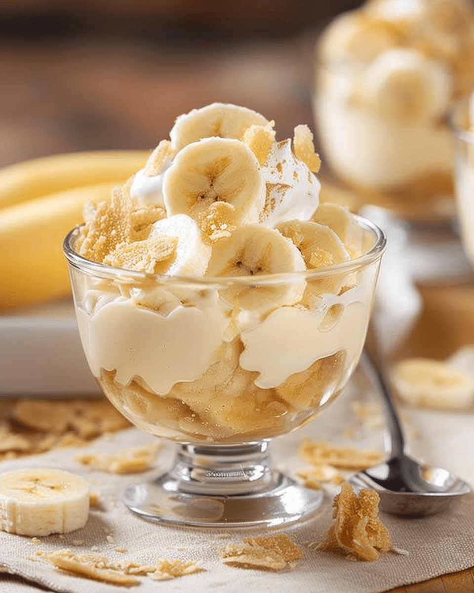 No Bake Banana Pudding