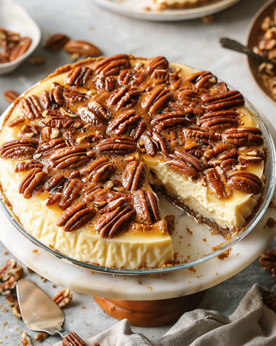 Pecan Cheesecake Pie