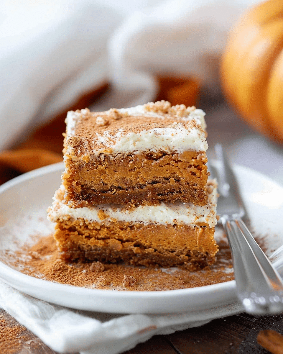 Pumpkin Snickerdoodle Brownies
