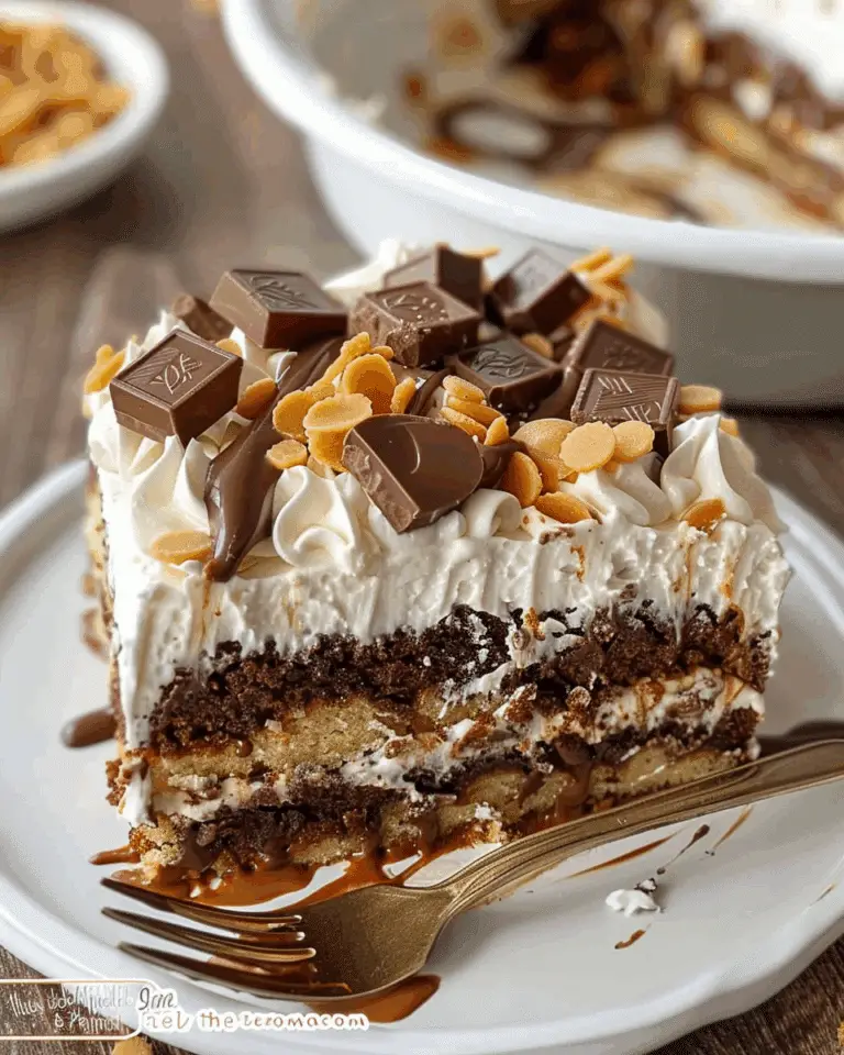 Reese’s Poke Cake