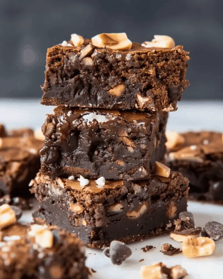 Rich and Fudgy Peanut Butter Brownies