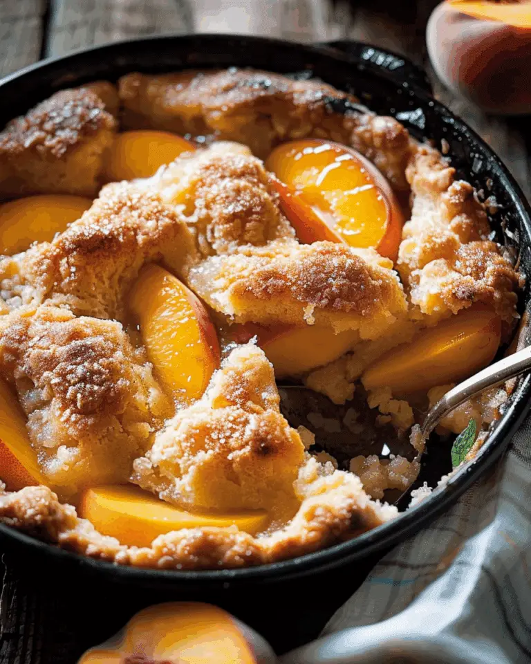 Bourbon Peach Pandowdy