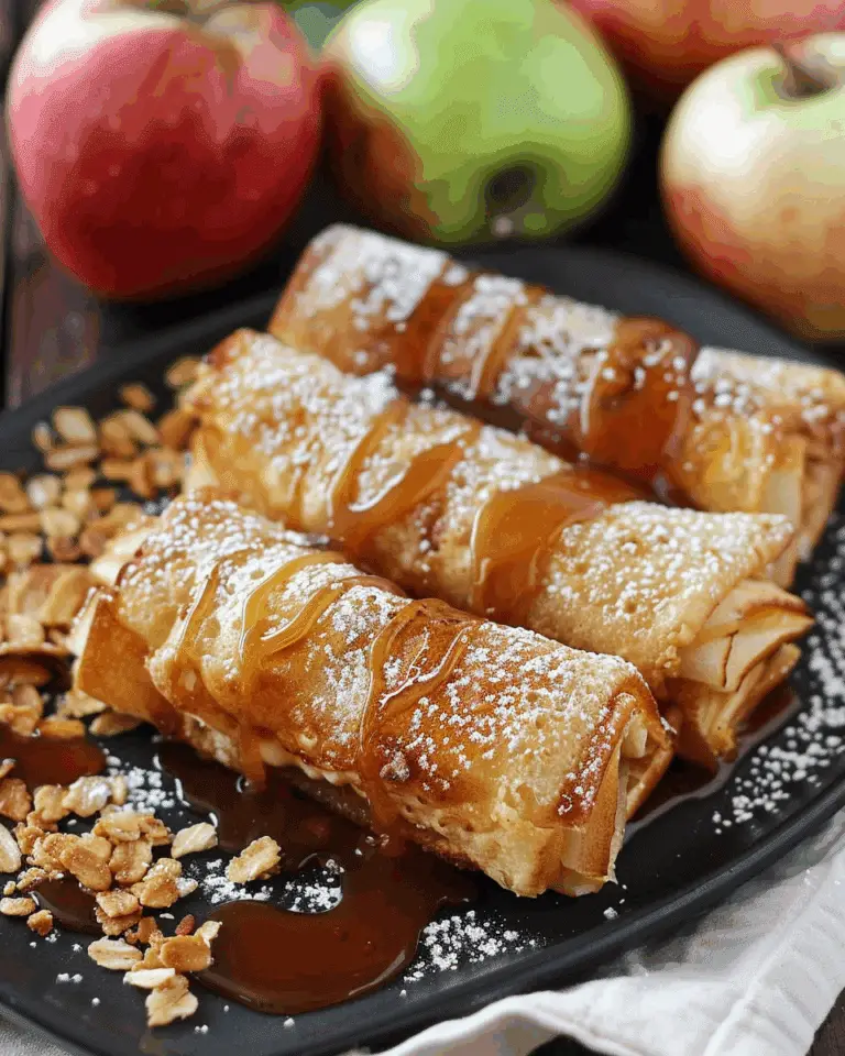 Caramel Apple Chimichangas