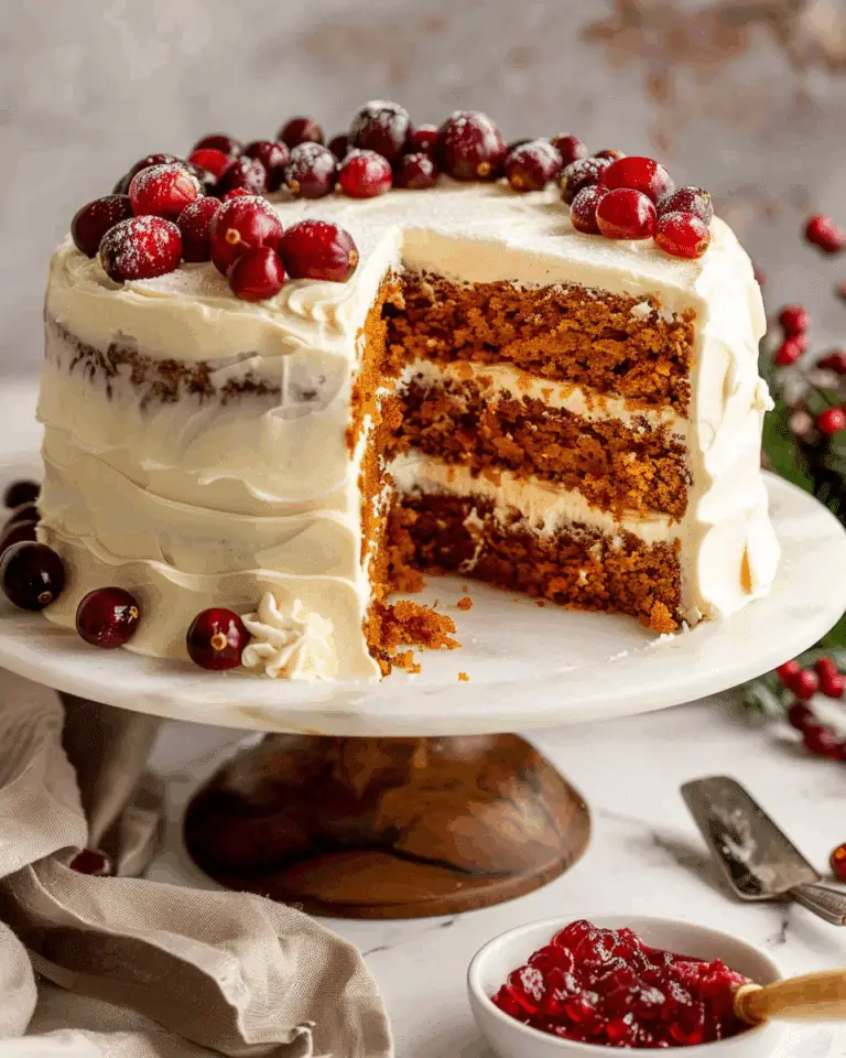 Cranberry-Carrot Layer Cake