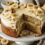 Fluffy Banana Cake with Creamy Frosting