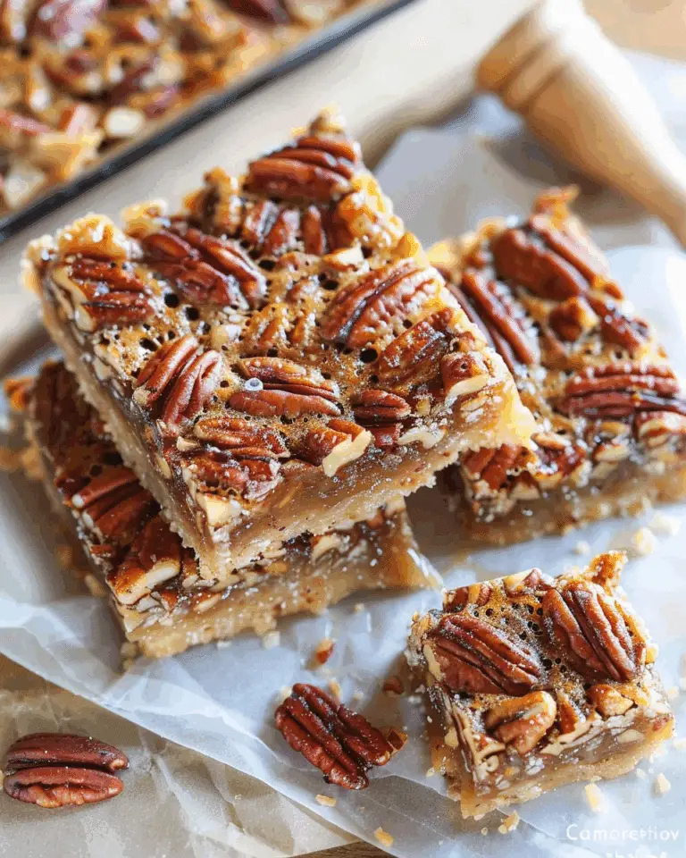 Gooey Pecan Pie Bars