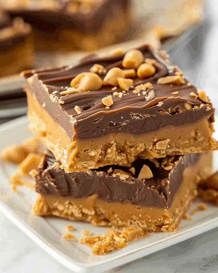 No Bake Peanut Butter Bars