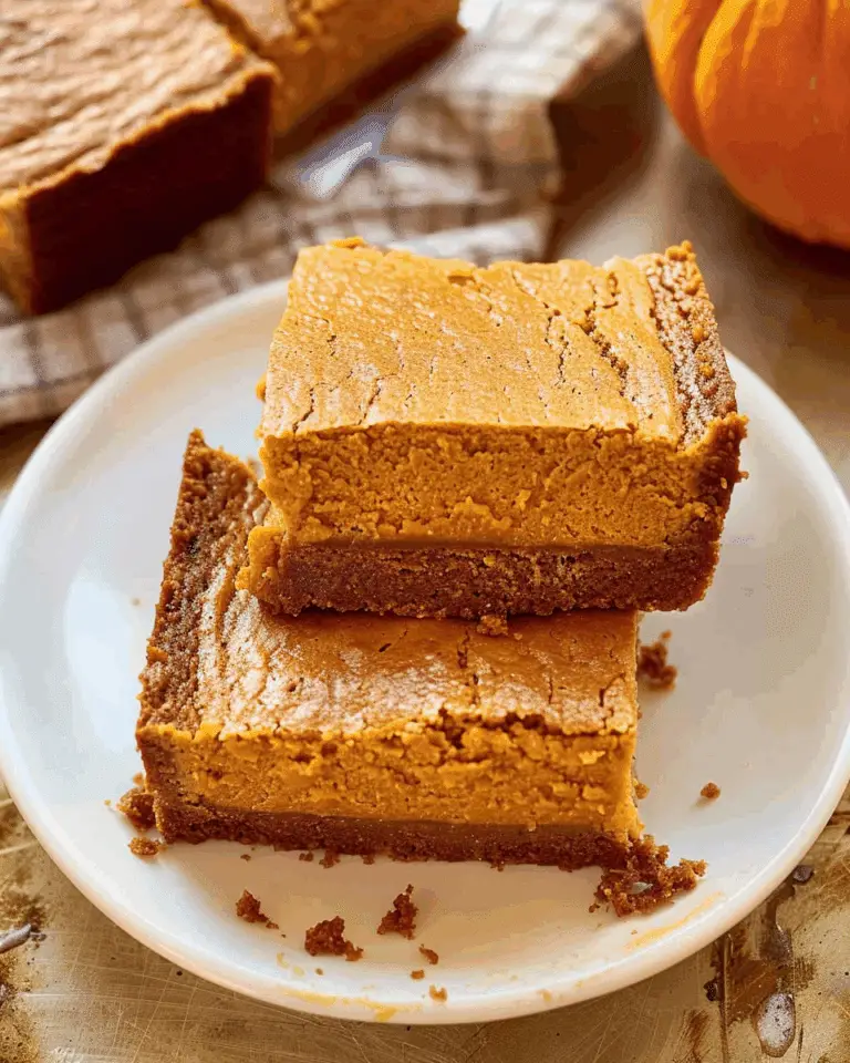 Pumpkin Cheesecake Bars