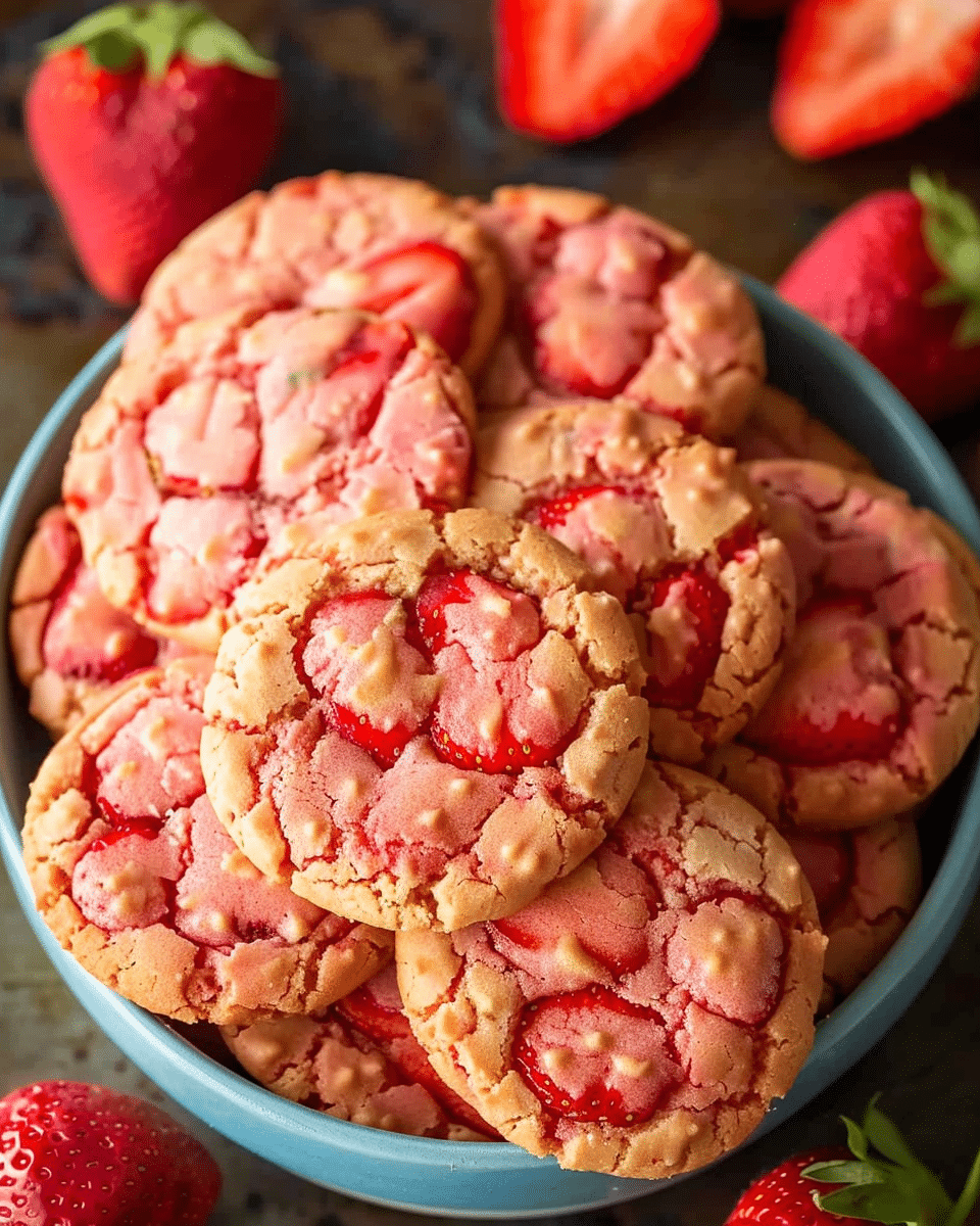 Strawberry Cookies