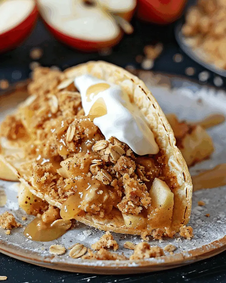 Apple Crisp Tacos
